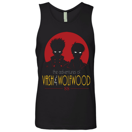 T-Shirts Black / Small Adventures of Vash & Wolfwood Men's Premium Tank Top