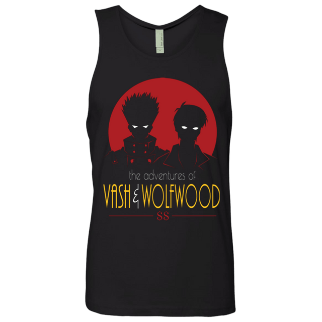 T-Shirts Black / Small Adventures of Vash & Wolfwood Men's Premium Tank Top