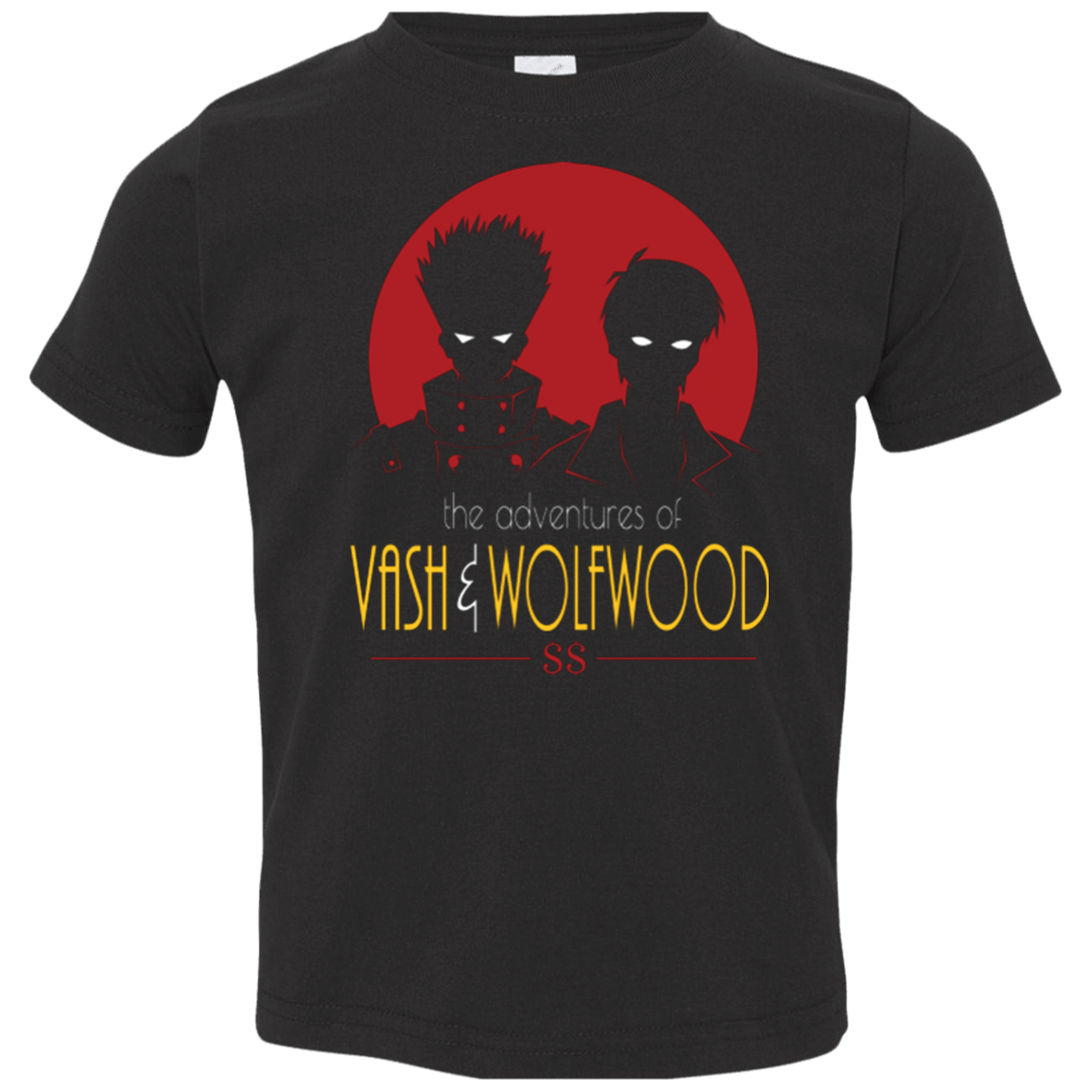 T-Shirts Black / 2T Adventures of Vash & Wolfwood Toddler Premium T-Shirt