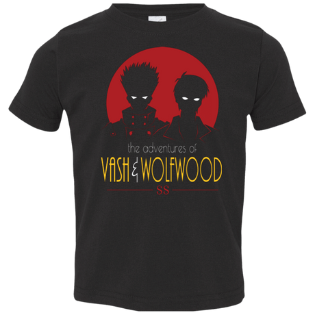 T-Shirts Black / 2T Adventures of Vash & Wolfwood Toddler Premium T-Shirt