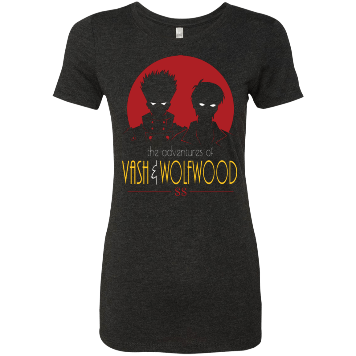 T-Shirts Vintage Black / Small Adventures of Vash & Wolfwood Women's Triblend T-Shirt