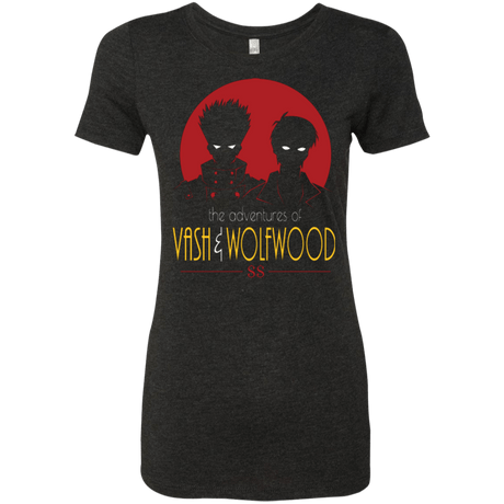 T-Shirts Vintage Black / Small Adventures of Vash & Wolfwood Women's Triblend T-Shirt