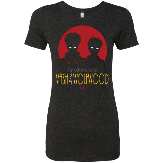 T-Shirts Vintage Black / Small Adventures of Vash & Wolfwood Women's Triblend T-Shirt