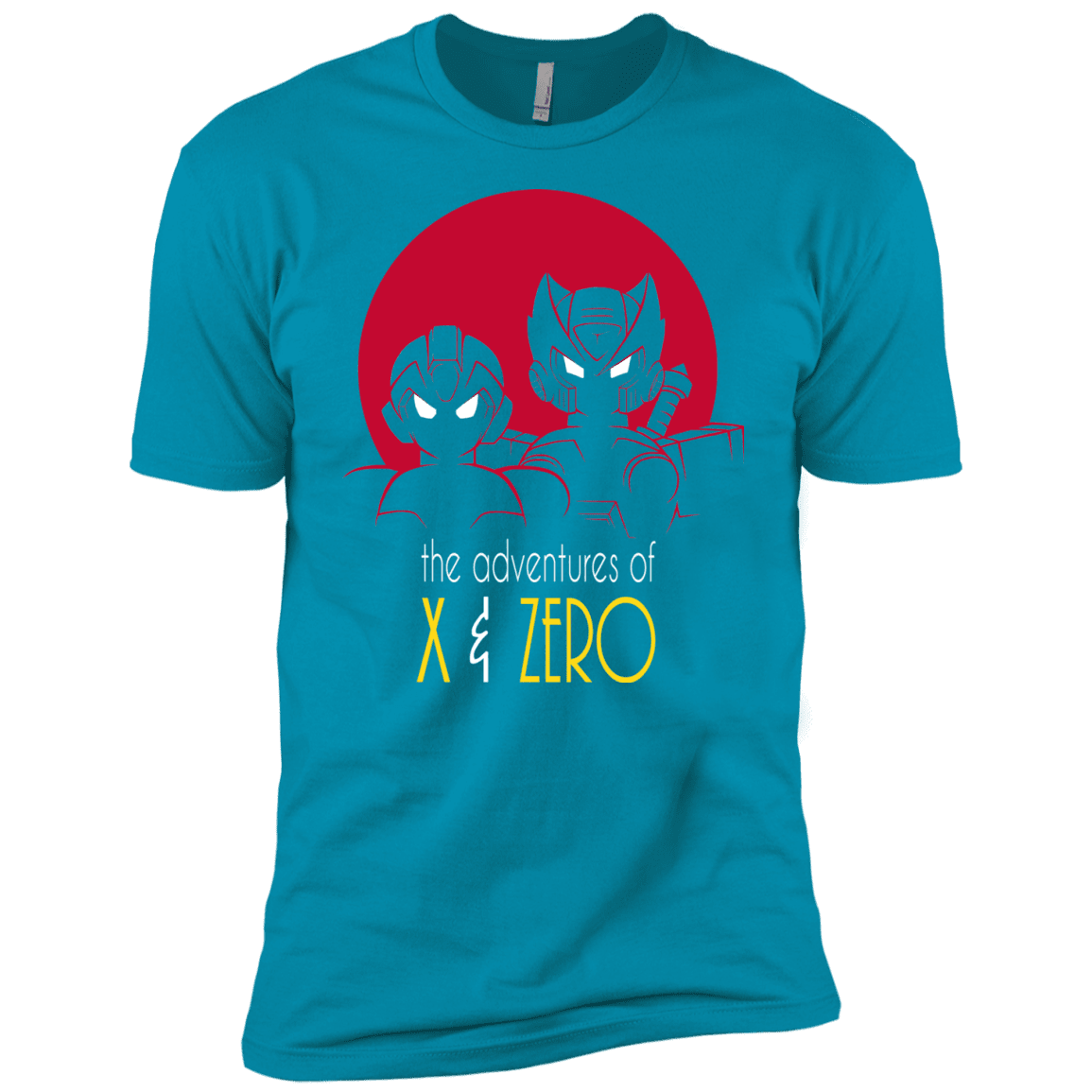 T-Shirts Turquoise / YXS Adventures of X & Zero Boys Premium T-Shirt