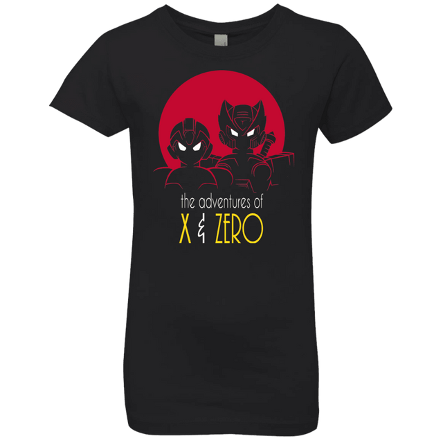 T-Shirts Black / YXS Adventures of X & Zero Girls Premium T-Shirt