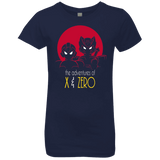 T-Shirts Midnight Navy / YXS Adventures of X & Zero Girls Premium T-Shirt