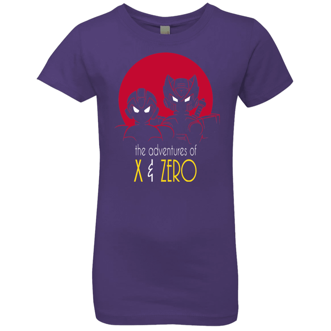 T-Shirts Purple Rush / YXS Adventures of X & Zero Girls Premium T-Shirt