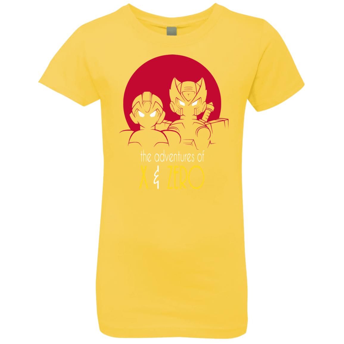 T-Shirts Vibrant Yellow / YXS Adventures of X & Zero Girls Premium T-Shirt