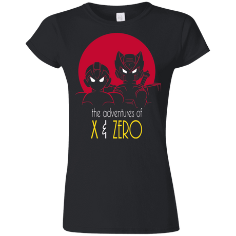 T-Shirts Black / S Adventures of X & Zero Junior Slimmer-Fit T-Shirt