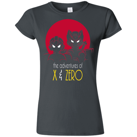 T-Shirts Charcoal / S Adventures of X & Zero Junior Slimmer-Fit T-Shirt