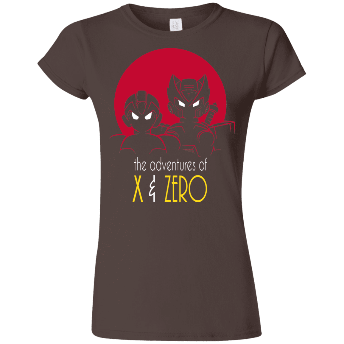 T-Shirts Dark Chocolate / S Adventures of X & Zero Junior Slimmer-Fit T-Shirt