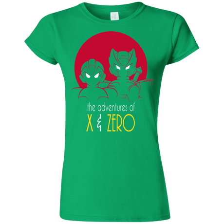 T-Shirts Irish Green / S Adventures of X & Zero Junior Slimmer-Fit T-Shirt