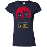 T-Shirts Navy / S Adventures of X & Zero Junior Slimmer-Fit T-Shirt