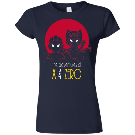 T-Shirts Navy / S Adventures of X & Zero Junior Slimmer-Fit T-Shirt