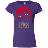 T-Shirts Purple / S Adventures of X & Zero Junior Slimmer-Fit T-Shirt