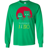 T-Shirts Irish Green / S Adventures of X & Zero Men's Long Sleeve T-Shirt