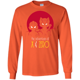 T-Shirts Orange / S Adventures of X & Zero Men's Long Sleeve T-Shirt