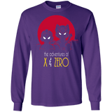 T-Shirts Purple / S Adventures of X & Zero Men's Long Sleeve T-Shirt