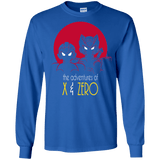 T-Shirts Royal / S Adventures of X & Zero Men's Long Sleeve T-Shirt