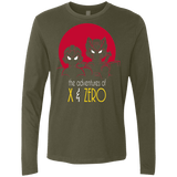 T-Shirts Military Green / S Adventures of X & Zero Men's Premium Long Sleeve