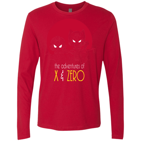 T-Shirts Red / S Adventures of X & Zero Men's Premium Long Sleeve