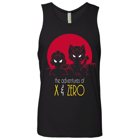 T-Shirts Black / S Adventures of X & Zero Men's Premium Tank Top