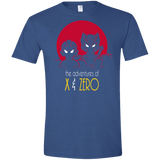 T-Shirts Heather Royal / X-Small Adventures of X & Zero Men's Semi-Fitted Softstyle