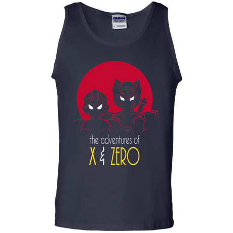 T-Shirts Navy / S Adventures of X & Zero Men's Tank Top