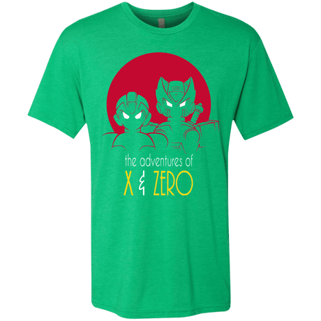 T-Shirts Envy / S Adventures of X & Zero Men's Triblend T-Shirt