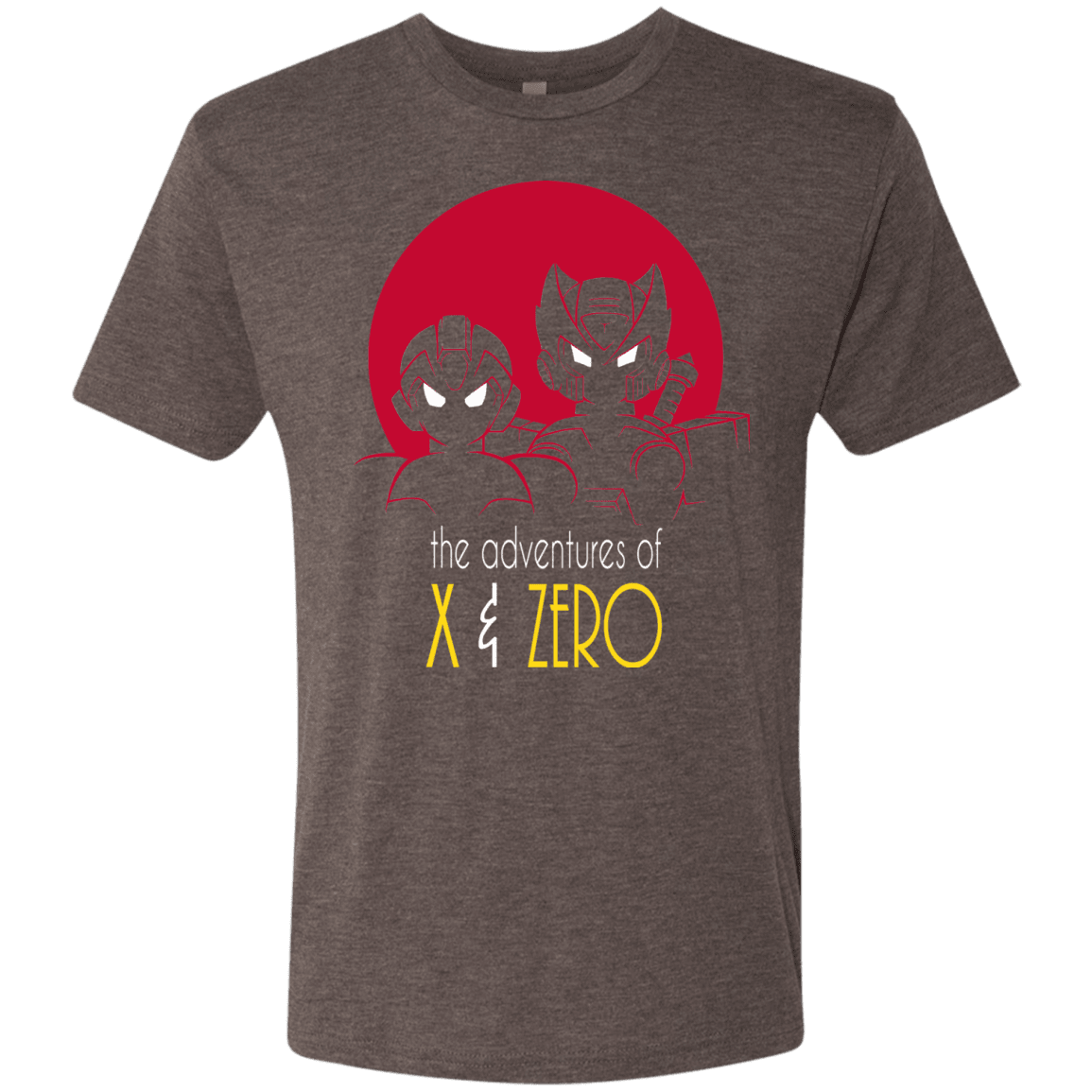 T-Shirts Macchiato / S Adventures of X & Zero Men's Triblend T-Shirt