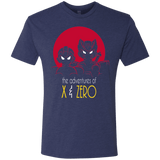 T-Shirts Vintage Navy / S Adventures of X & Zero Men's Triblend T-Shirt