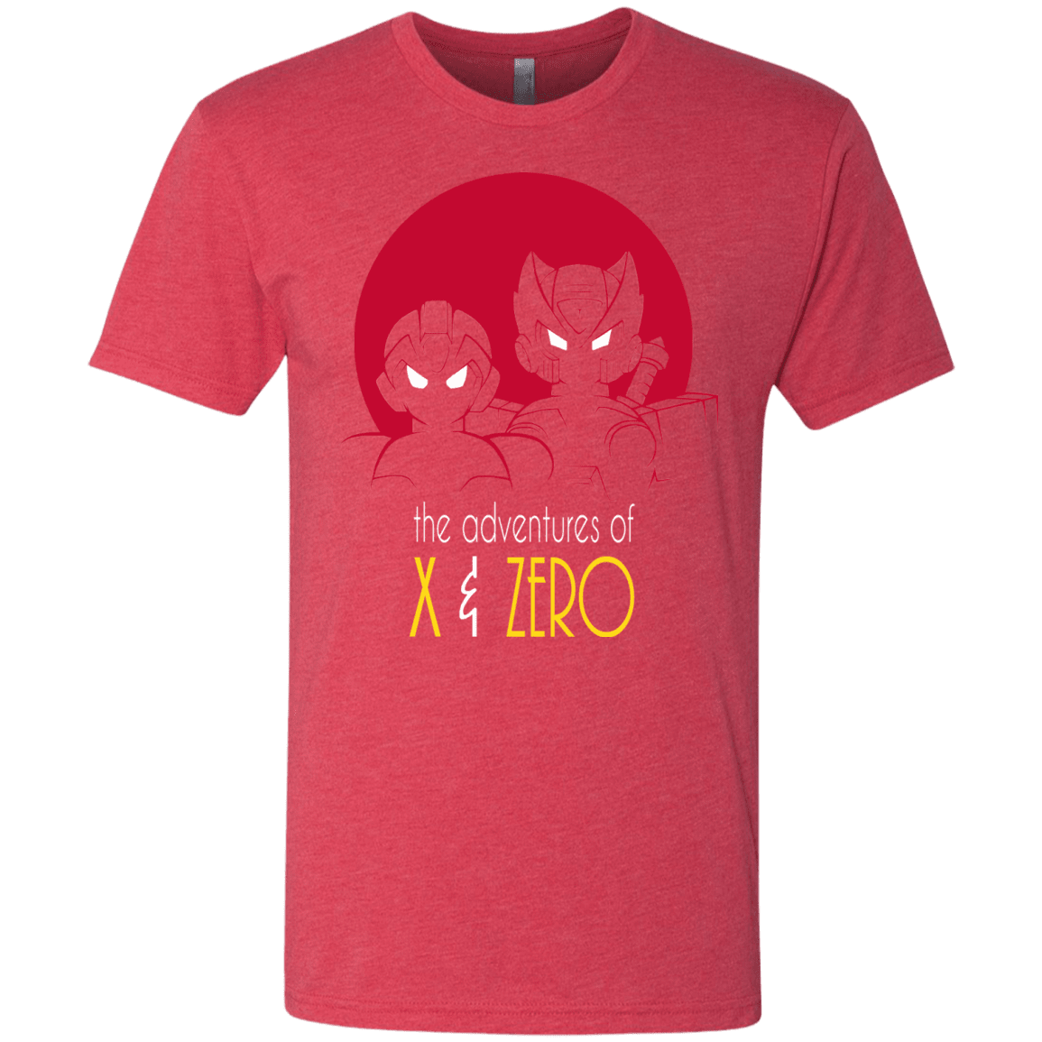 T-Shirts Vintage Red / S Adventures of X & Zero Men's Triblend T-Shirt