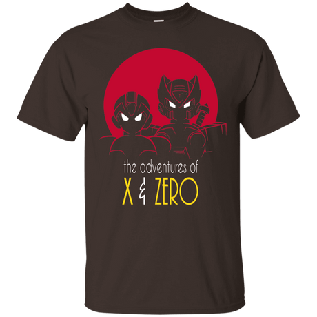 T-Shirts Dark Chocolate / S Adventures of X & Zero T-Shirt