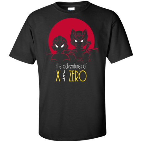 T-Shirts Black / XLT Adventures of X & Zero Tall T-Shirt