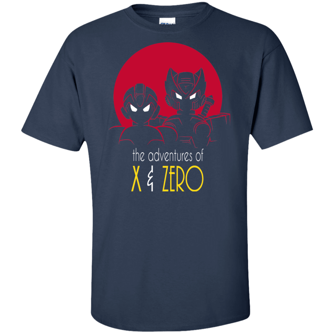 T-Shirts Navy / XLT Adventures of X & Zero Tall T-Shirt