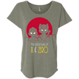 T-Shirts Venetian Grey / X-Small Adventures of X & Zero Triblend Dolman Sleeve