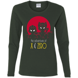 T-Shirts Forest / S Adventures of X & Zero Women's Long Sleeve T-Shirt