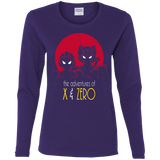 T-Shirts Purple / S Adventures of X & Zero Women's Long Sleeve T-Shirt