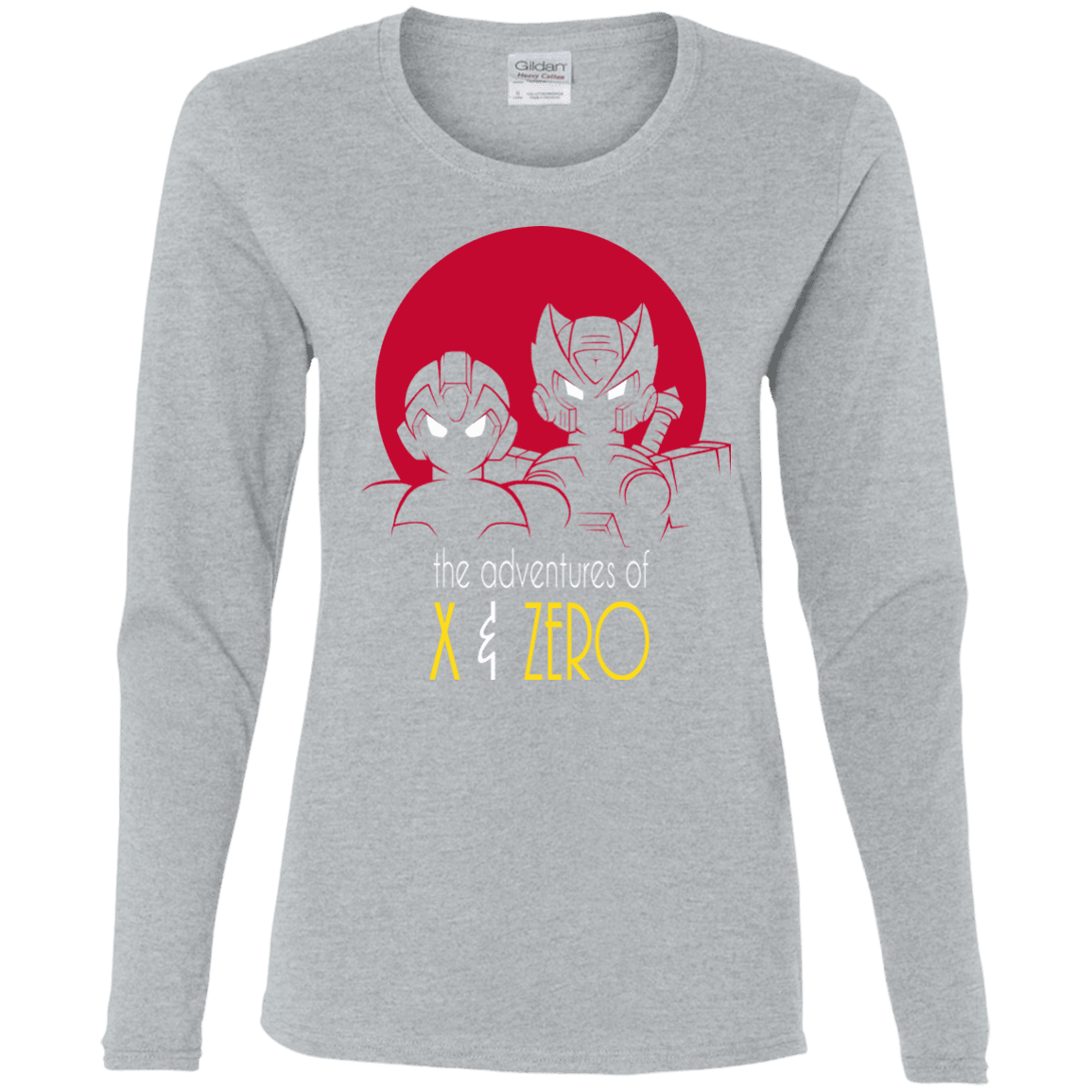 T-Shirts Sport Grey / S Adventures of X & Zero Women's Long Sleeve T-Shirt