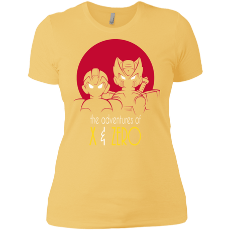 T-Shirts Banana Cream/ / X-Small Adventures of X & Zero Women's Premium T-Shirt