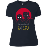 T-Shirts Midnight Navy / X-Small Adventures of X & Zero Women's Premium T-Shirt