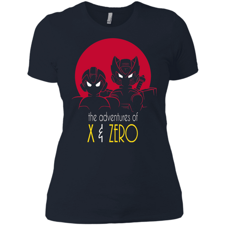 T-Shirts Midnight Navy / X-Small Adventures of X & Zero Women's Premium T-Shirt