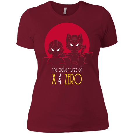 T-Shirts Scarlet / X-Small Adventures of X & Zero Women's Premium T-Shirt