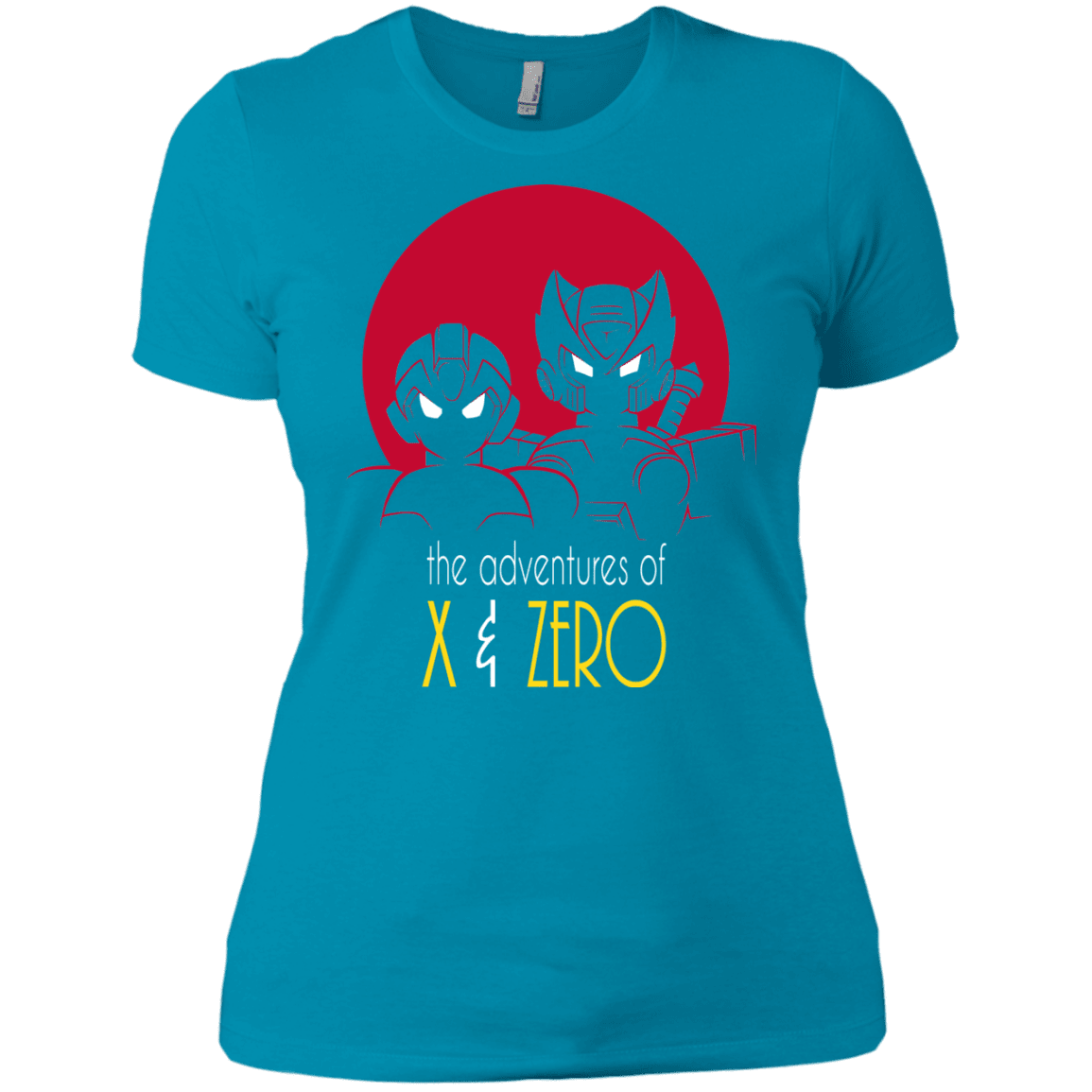 T-Shirts Turquoise / X-Small Adventures of X & Zero Women's Premium T-Shirt