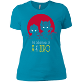 T-Shirts Turquoise / X-Small Adventures of X & Zero Women's Premium T-Shirt