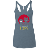 T-Shirts Indigo / X-Small Adventures of X & Zero Women's Triblend Racerback Tank