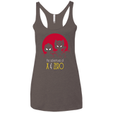 T-Shirts Macchiato / X-Small Adventures of X & Zero Women's Triblend Racerback Tank