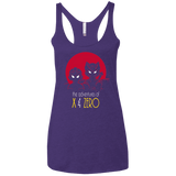 T-Shirts Purple Rush / X-Small Adventures of X & Zero Women's Triblend Racerback Tank