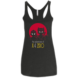 T-Shirts Vintage Black / X-Small Adventures of X & Zero Women's Triblend Racerback Tank
