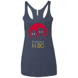 T-Shirts Vintage Navy / X-Small Adventures of X & Zero Women's Triblend Racerback Tank